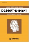 Daewoo Doosan ENGINE - D2366, D2366T, D1146 & D1146T  Service Manual