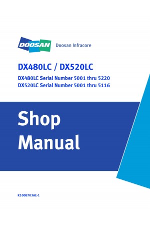 Daewoo Doosan DX480LC NON-ROPS - 4 MONITOR  Service Manual