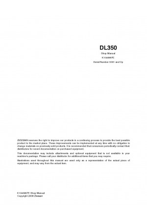 Daewoo Doosan DL350  Service Manual