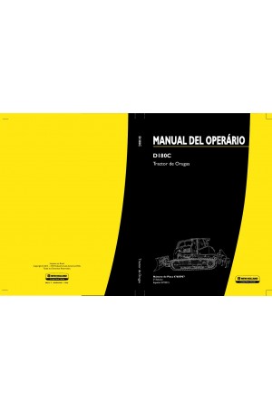 New Holland CE D180C Operator`s Manual