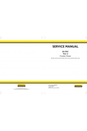 New Holland CE D125C Service Manual
