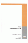 Case 750H Operator`s Manual