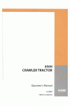 Case 850H Operator`s Manual