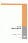 Case 1650K Operator`s Manual
