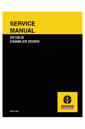New Holland CE DC180.B Service Manual