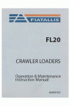 New Holland CE FL20 Operator`s Manual