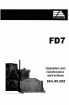 New Holland CE FD7 Operator`s Manual