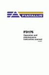 New Holland CE FD175 Operator`s Manual