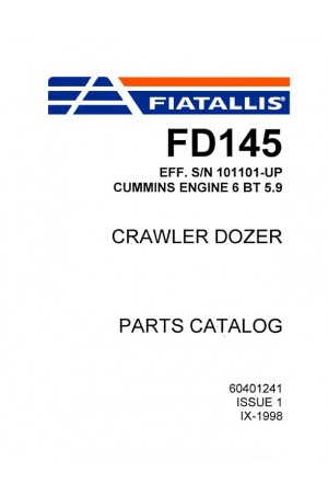 New Holland CE FD145 Parts Catalog