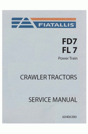New Holland CE FD7, FL7 Service Manual