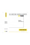 New Holland CE D180 Service Manual