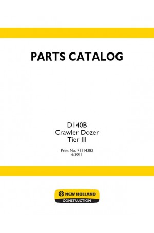 New Holland CE D140B Parts Catalog