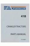 New Holland CE 41B Parts Catalog