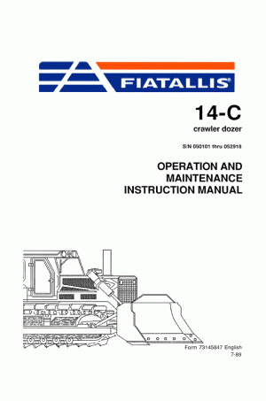 New Holland CE 14C Operator`s Manual