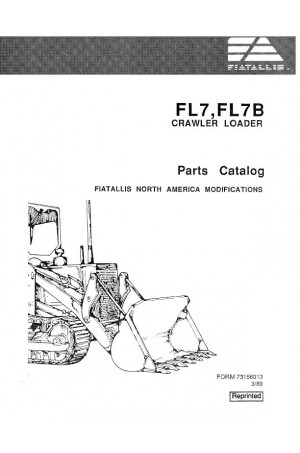 New Holland CE FL7, FL7B Parts Catalog