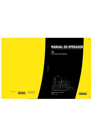New Holland CE 7D Operator`s Manual