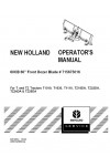 New Holland 60CB, T1010, T1030, T1110 Operator`s Manual