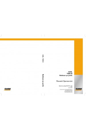 Case 1650L Operator`s Manual