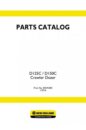 New Holland CE D125C, D150C Parts Catalog
