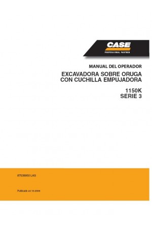 Case 1150K, 3 Operator`s Manual