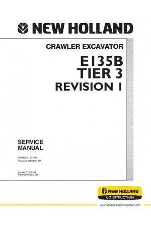 New Holland CE E135B Service Manual
