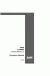 Case 550E Operator`s Manual