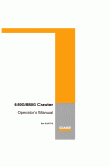 Case 650G, 850G Operator`s Manual