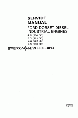 New Holland 1400, 2704C, 2704ET, 2711E, 2713E, 2715E, 975, 985, TR70, TR75 Service Manual
