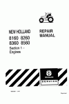 New Holland 8160, 8260, 8360, 8560 Service Manual