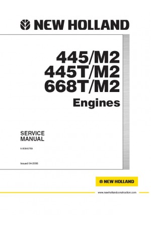 New Holland CE 445M2, 445TM2 Service Manual