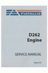New Holland CE D262 Service Manual