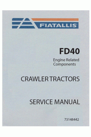 New Holland CE FD40 Service Manual