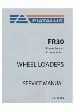 New Holland CE FR30 Service Manual