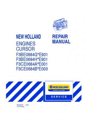 New Holland F3BE0684G, F3BE0684H, F3CE0684A, F3CE0684B Service Manual
