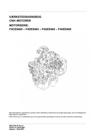 Case F4CE9484, F4DE9484, F4GE9484 Service Manual