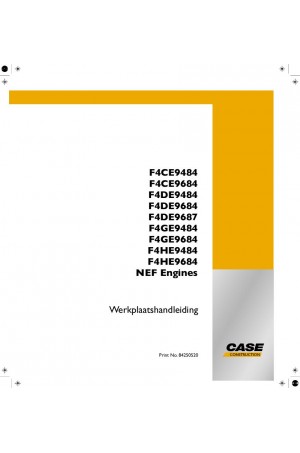 Case F4CE9484, F4CE9684, F4DE9484, F4DE9684, F4DE9687, F4GE9484, F4GE9684, F4HE9484, F4HE9684 Service Manual