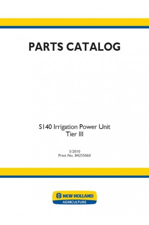 New Holland S140 Parts Catalog