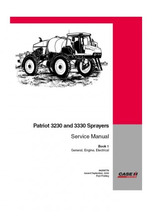 Case IH Patriot 3230, Patriot 3330 Service Manual