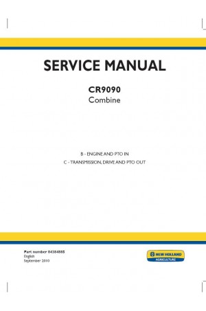 New Holland CR9090 Service Manual