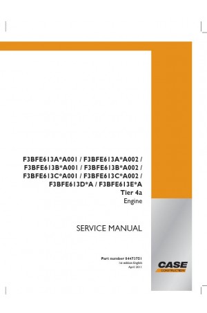Case F3BF613D*A001, F3BFE613A*A001, F3BFE613A*A002, F3BFE613B*A001, F3BFE613B*A002, F3BFE613C*A001, F3BFE613C*A002 Service Manual