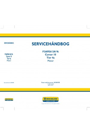 New Holland F3AFE613A*A Service Manual