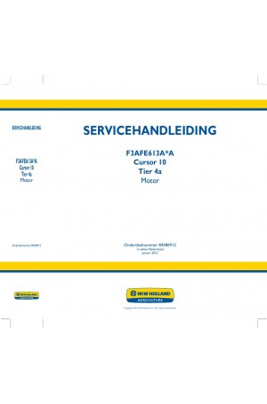 New Holland F3AFE613A*A Service Manual