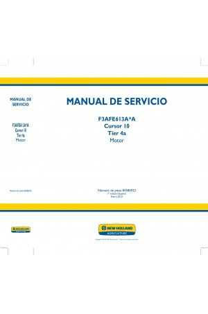 New Holland F3AFE613A*A Service Manual