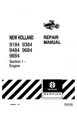 New Holland 9184, 9384, 9484, 9884 Service Manual