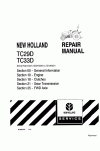 New Holland TC29D, TC33D Service Manual