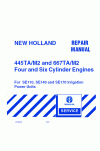 New Holland SE110, SE140, SE170 Service Manual