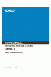 Kobelco 6D34-T Service Manual