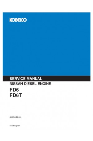 Kobelco FD6, FD6T Service Manual