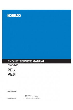 Kobelco N/A Service Manual