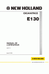 New Holland CE E130 Operator`s Manual